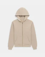 Madhappy Classics Fleece Zip Up Hoodie Sand