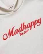 Madhappy Embroidered Signature Hoodie Oatmeal